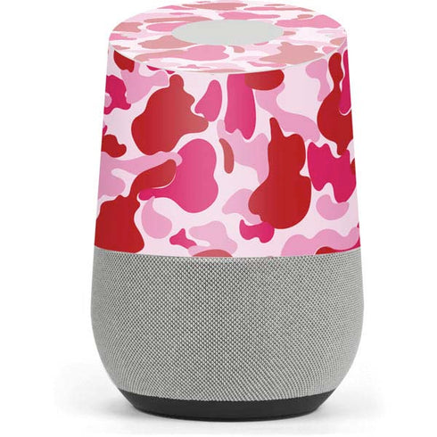 Pink Street Camo Google Home Skin